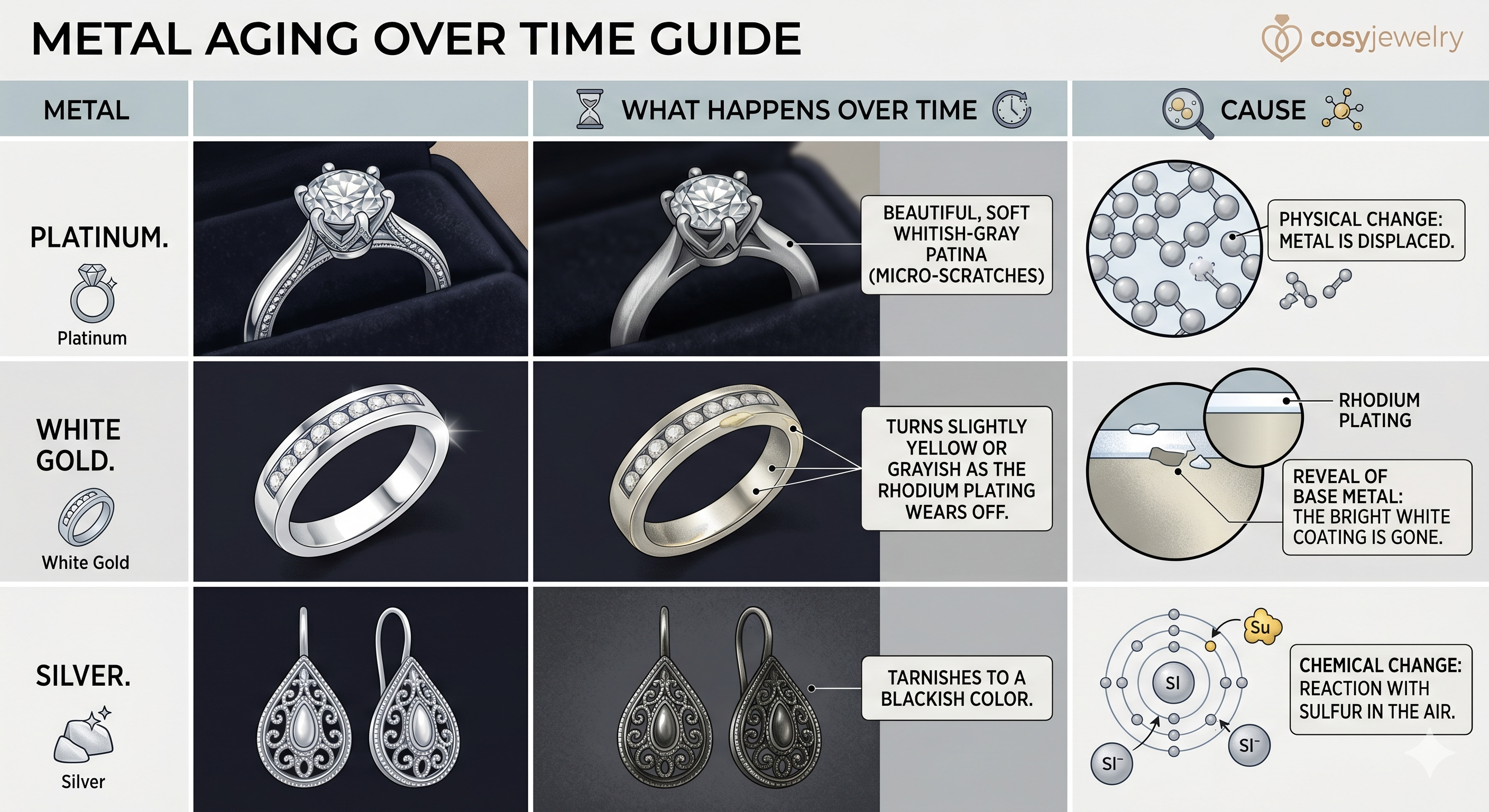 Platinum vs Other Metals A Key Distinction